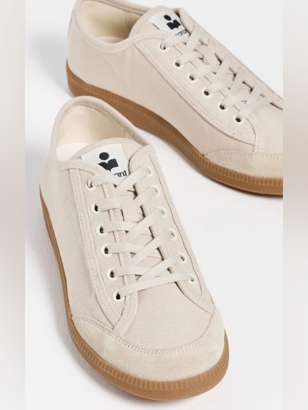 Isabel Marant Cream Klyce Sneakers